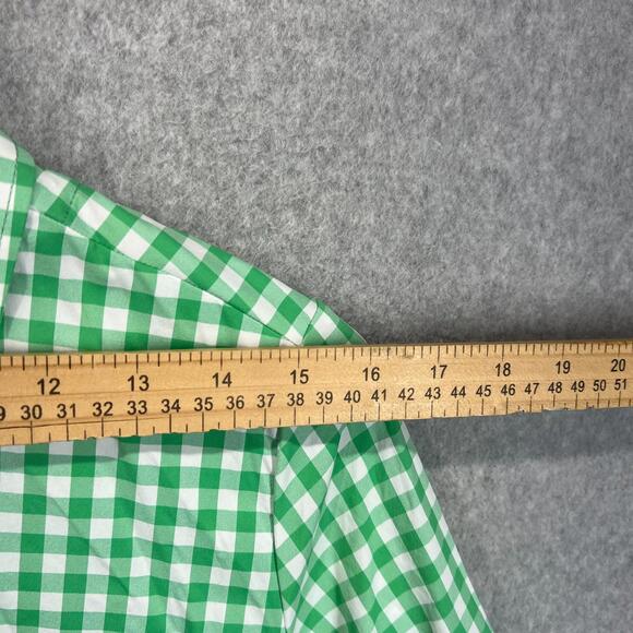 Peter Millar x The Masters Gingham Shirt Dress Women's Size S Roll Tab Golf EUC - Picture 8 of 11